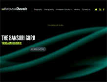 Tablet Screenshot of hariprasadchaurasia.com